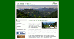 Desktop Screenshot of ennser-huette.at